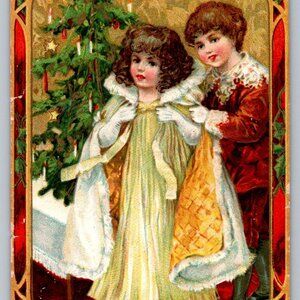 Posted 1910 Tuck's Post Card A Merry Christmas No 512 #1040